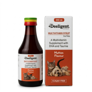 Multivitamin Syrup for Pets 200ml | Boosts Immunity, Energy & Growth | for Dogs, Cats, Puppies & Kittens | Complete Daily Nutrition