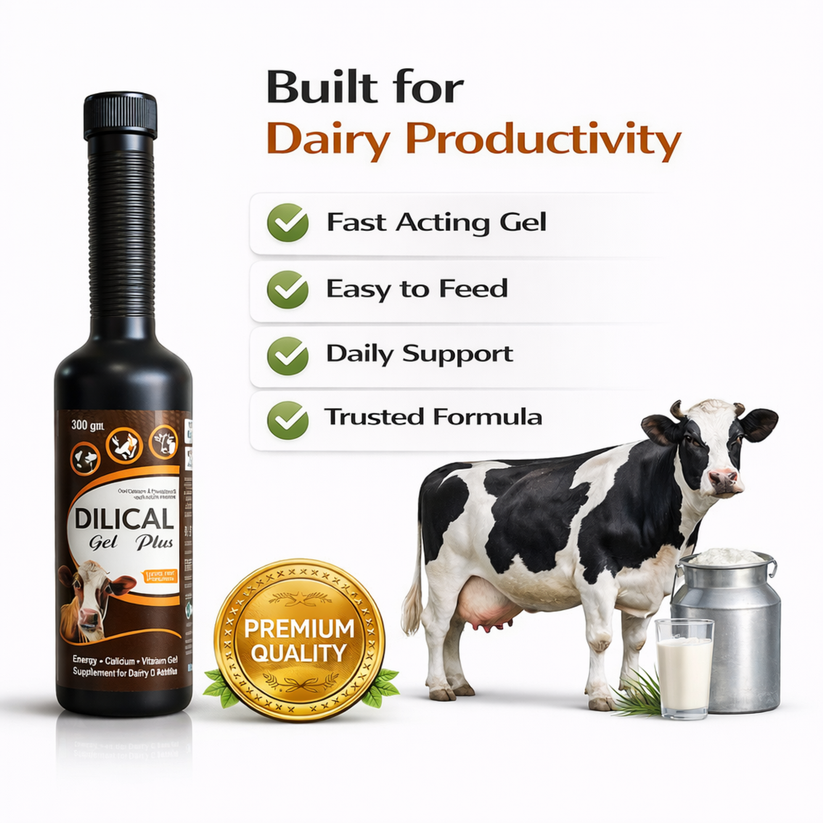 Energy Gel Plus | Instant Energy, Calcium & Vitamin Gel | Boosts Milk Yield & Stamina | for Cattle, Buffalo & Livestock 300g - Image 7